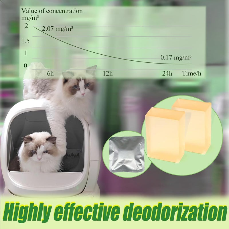 PurifyLogix Odor Remover Compatible with MeoWant Self-Cleaning Cat Litter Box, Cat Toilet Odor Control Deodorant Gel for MeoWant Automatic Litter Box, Litter Deodorizer - Image 3